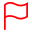 red flag destination icon